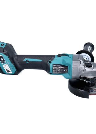 Amoladora angular a batería Makita GA 023 GD2 40 V máx. 125 mm sin escobillas XGT + 2 baterías 2,5 Ah + cargador