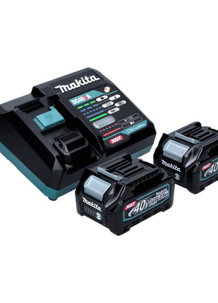 Makita GA 023 GD2 Akku Winkelschleifer 40 V max. 125 mm Brushless XGT + 2x Akku 2,5 Ah + Ladegerät