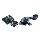 Smerigliatrice angolare a batteria Makita GA 023 GM1 40 V max. 125 mm Brushless XGT + 1x batteria 4,0 Ah + caricabatteria