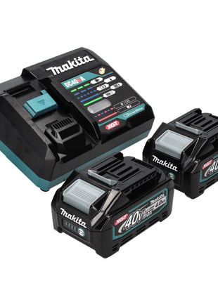 Makita GA 023 GM2 Akku Winkelschleifer 40 V max. 125 mm Brushless XGT + 2x Akku 4,0 Ah + Ladegerät