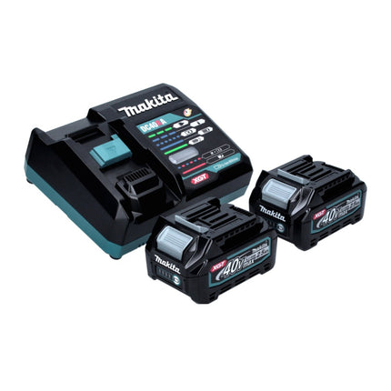 Makita GA 023 GD201 Akku Winkelschleifer 40 V max. 125 mm Brushless XGT + 2x Akku 2,5 Ah + Ladegerät + Makpac