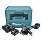 Makita GA 023 GM101 Akku Winkelschleifer 40 V max. 125 mm Brushless XGT + 1x Akku 4,0 Ah + Ladegerät + Makpac