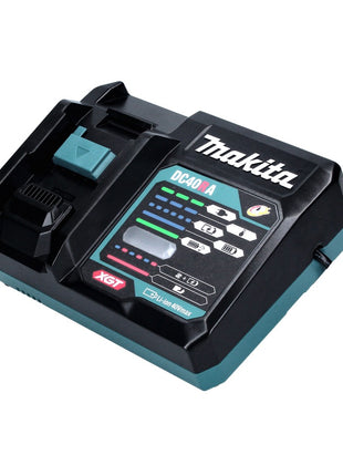 Kit source d'alimentation Makita 40 V max. (191L76-1) avec 2 batteries BL 4025 2,5 Ah + chargeur rapide DC 40 RA XGT LXT