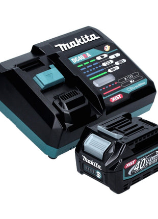 Makita FN 001 GD1 Cloueur à refouler sans fil 40 V max XGT brushless + 1x Batterie 2,5 Ah + Chargeur