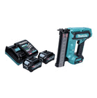 Makita FN 001 GD2 Cloueur à tête refoulante sans fil 40 V max XGT brushless + 2x Batteries 2,5 Ah + Chargeur