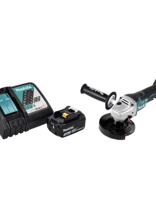 Makita DGA 517 RF1 Meuleuse d'angle sans fil 18 V 125 mm Brushless + 1x batterie 3,0 Ah + chargeur