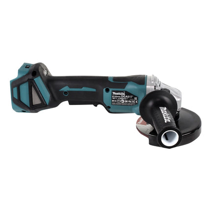 Smerigliatrice angolare a batteria Makita DGA 517 RT 18 V 125 mm brushless + 2x batteria ricaricabile 5,0 Ah + caricabatterie