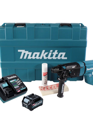 Martillo combinado a batería Makita HR 007 GD101 40 V máx. 3,0 J SDS plus XGT + 1x batería 2,5 Ah + cargador + estuche