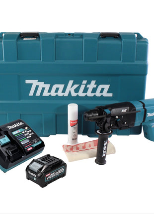 Makita HR 007 GM101 marteau combiné à batterie 40 V max. 3,0 J SDS plus XGT + 1x batterie 4,0 Ah + chargeur + coffret