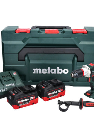 Metabo BS 18 LTX BL I Akku Bohrschrauber 18 V 130 Nm + 2x Akku 8,0 Ah + Ladegerät + metaBOX - Toolbrothers