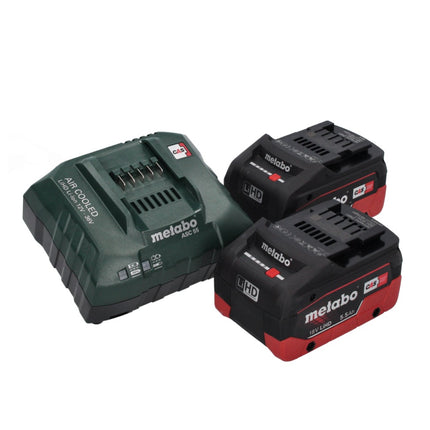 Metabo FSB 36-18 LTX BL 40 Decespugliatore a batteria 36 V ( 2x 18 V ) a due impugnature brushless + 2x batteria 5,5 Ah + caricabatteria
