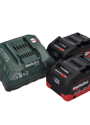 Metabo FSB 36-18 LTX BL 40 Débroussailleuse sans fil 36 V (2x 18 V) poignée à deux mains sans balais + 2x Batteries 8,0 Ah + Chargeur