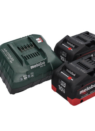 Metabo FSB 36-18 LTX BL 40 Débroussailleuse sans fil 36 V (2x 18 V) poignée à deux mains sans balai + 2x Batteries 10,0 Ah + Chargeur