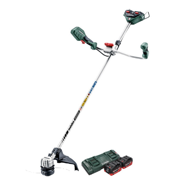 Metabo FSB 36-18 LTX BL 40 Decespugliatore a batteria 36 V ( 2x 18 V ) a due impugnature brushless + 2x batteria 10,0 Ah + doppio caricabatterie