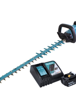 Makita DUH 752 RF1 taille-haie à batterie 18 V 75 cm sans balais + 1x batterie 3,0 Ah + chargeur