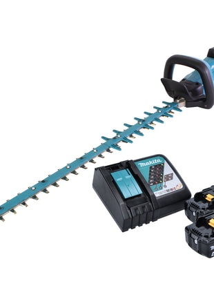 Makita DUH 752 RM Akku Heckenschere 18 V 75 cm Brushless + 2x Akku 4,0 Ah + Ladegerät