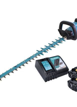 Makita DUH 752 RT Taille-haie sans fil 75cm Brushless 18V + 2x Batteries 5,0 Ah + Chargeur