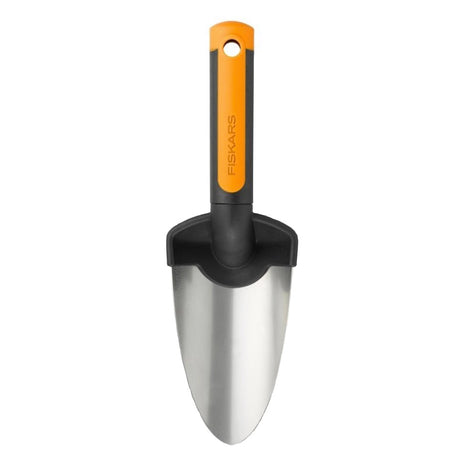 Fiskars Flower Trowel Premium Pala / Pala de mano / Pala de jardín / Paleta de plantación 320 mm (1000726)