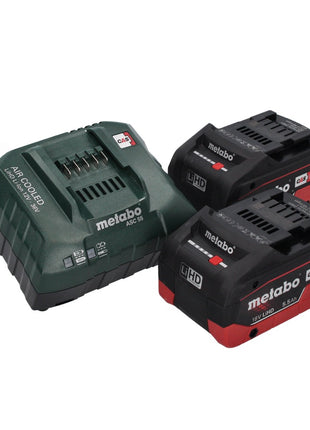 Metabo RM 36-18 LTX BL 36 Akku Rasenmäher 36 V ( 2x 18 V ) LTX Brushless + 2x Akku 5,5 Ah + Ladegerät - Toolbrothers