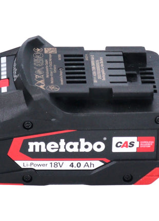 Metabo Basis Set 1x Li-Power Akkupack 18 V 4,0 Ah CAS Li-Ion Akku ( 625027000 ) + ASC 55 Ladegerät ( 627044000 )