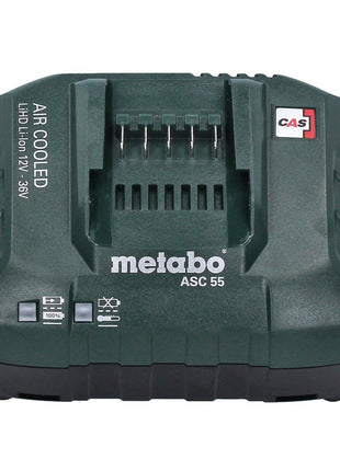 Metabo Basis Set 1x Li-Power Akkupack 18 V 4,0 Ah CAS Li-Ion Akku ( 625027000 ) + ASC 55 Ladegerät ( 627044000 )