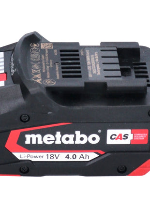 Metabo Basis Set 4x Li-Power Akkupack 18 V 4,0 Ah CAS Li-Ion Akku ( 4x 625027000 ) + ASC 55 Ladegerät ( 627044000 )