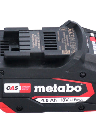 Metabo Basis Set 4x Li-Power Akkupack 18 V 4,0 Ah CAS Li-Ion Akku ( 4x 625027000 ) + ASC 55 Ladegerät ( 627044000 )