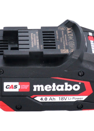 Metabo Basis Set 4x Li-Power Akkupack 18 V 4,0 Ah CAS Li-Ion Akku ( 4x 625027000 ) + ASC 145 Schnell Ladegerät ( ‭627378000‬ )