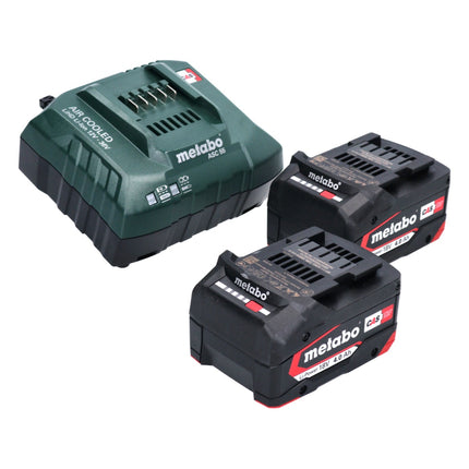 Metabo SB 18 LTX BL I trapano a percussione a batteria 18 V 130 Nm brushless ( 602360500 ) + 2x batteria ricaricabile 4,0 Ah + caricabatterie + metaBOX