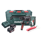 Metabo KHA 18 LTX Akku Kombihammer 18 V 2,2 J SDS Plus ( 600210500 ) + 2x Akku 4,0 Ah + Ladegerät + metaBOX