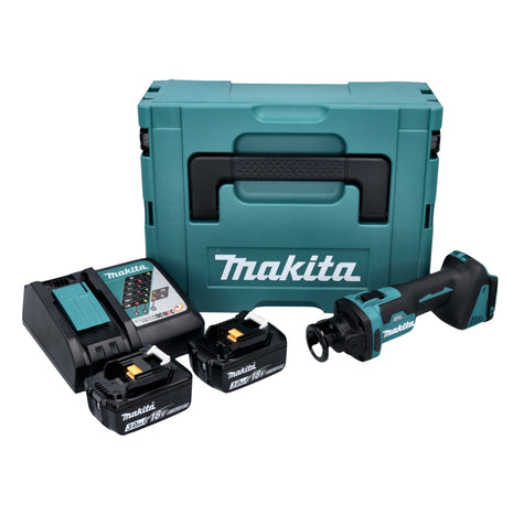 Makita DCO 181 RFJ Akku Rotationsschneider 18 V 32000 U/min Brushless + 2x Akku 3.0 Ah + Ladegerät + Makpac - Toolbrothers