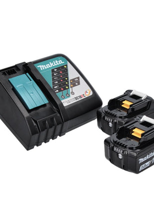 Makita DML 801 RF X Lampe à LED sans fil Lampe de travail 18 V 240 lm + diffuseur + 2x batterie 3,0 Ah + chargeur