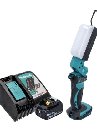 Makita DML 801 RM1 X LED Akku Lampe Arbeitsleuchte 18 V 240 lm + Diffusor + 1x Akku 4,0 Ah + Ladegerät