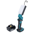 Makita DML801T1X Lampe LED de travail sans fil 240lm 18V + 1x Batterie 5,0 Ah + Diffuseur - sans chargeur