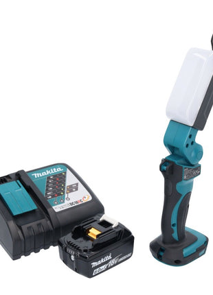 Makita DML801RG1 X Lampe LED de travail sans fil 240 lm 18V + 1x Batterie 6,0 Ah + Chargeur + Diffuseur