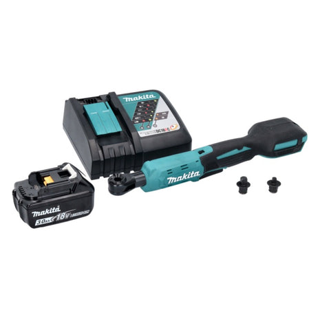 Makita DWR 180 RF1 Visseuse à cliquet sans fil 18 V 47,5 Nm 1/4'' 3/8'' + 1x batterie 3,0 Ah + chargeur