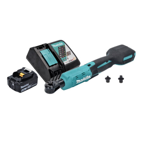 Makita DWR 180 RM1 wkrętarka akumulatorowa z grzechotką 18 V 47,5 Nm 1/4" 3/8" + 1x akumulator 4,0 Ah + ładowarka