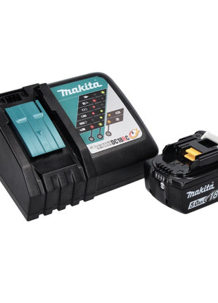 Makita DWR 180 RT1 Visseuse à cliquet sans fil 18 V 47,5 Nm 1/4'' 3/8'' + 1x batterie 5,0 Ah + chargeur