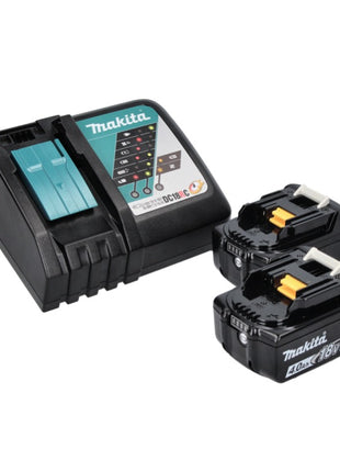 Makita DWR 180 RMJ Visseuse à cliquet sans fil 18 V 47,5 Nm 1/4'' 3/8'' + 2x batterie 4,0 Ah + chargeur + Makpac