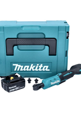 Makita DWR 180 T1J Akku Ratschenschrauber 18 V 47,5 Nm 1/4" 3/8" + 1x Akku 5,0 Ah + Makpac - ohne Ladegerät