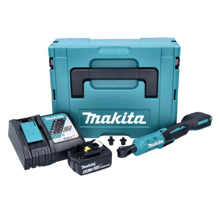 Makita DWR 180 RG1J Avvitatore a cricchetto a batteria 18 V 47,5 Nm 1/4" 3/8" + 1x batteria ricaricabile 6,0 Ah + caricabatteria + Makpac