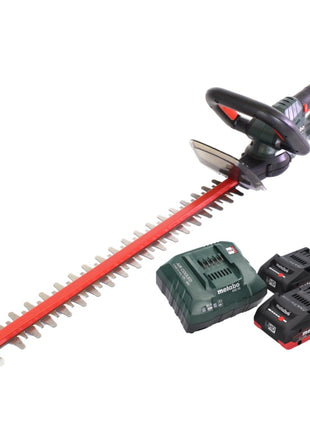 Metabo HS 18 LTX 65 Akku Heckenschere 18 V 63 cm + 2x Akku 4,0 Ah + Ladegerät - Toolbrothers