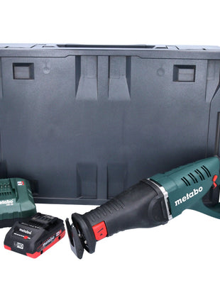 Scie sabre à batterie Metabo ASE 18 LTX scie alternative 18 V + 1x batterie 4,0 Ah + chargeur + métaCASE