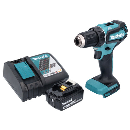 Trapano avvitatore a batteria senza spazzole Makita DDF 485 RG1 18 V 50 Nm + 1x batteria 6,0 Ah + caricabatterie