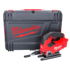 Sierra de calar a batería Milwaukee M18 FJS-0X 18 V 25 mm sin escobillas (4933464726) + caja HD - sin batería, sin cargador