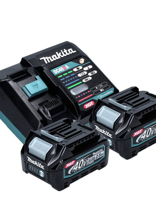 Makita HS 009 GD201 XGT Scie circulaire portative sans fil 40 V maxi 235 mm brushless + 2x Batteries 2,5 Ah + Chargeur + Mallette