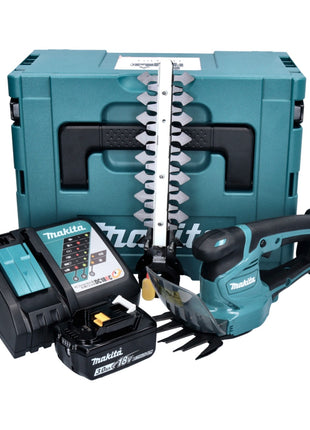 Makita DUM 111 RF1XJ cortacésped a batería cortasetos 18 V + 1x batería 3,0 Ah + cargador + Makpac