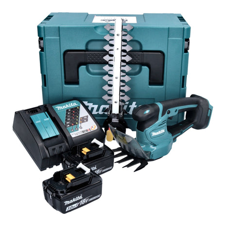 Makita DUM 111 RFXJ Cisaille à gazon sans fil 18 V + 2x batterie 3,0 Ah + chargeur + Makpac