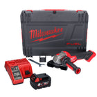 Milwaukee M18 FSAGV115XPDB-501X Meuleuse d'angle sans fil 115mm Brushless 18V + 1x Batterie 5,0Ah + Chargeur + Coffret HD Box