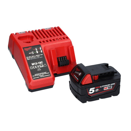 Milwaukee M18 FJS-501X seghetto alternativo a batteria 18 V 25 mm brushless + 1x batteria ricaricabile 5,0 Ah + caricabatterie + scatola HD